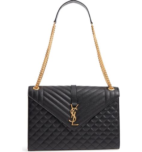 ysl tri pocket bag|ysl envelope pouch.